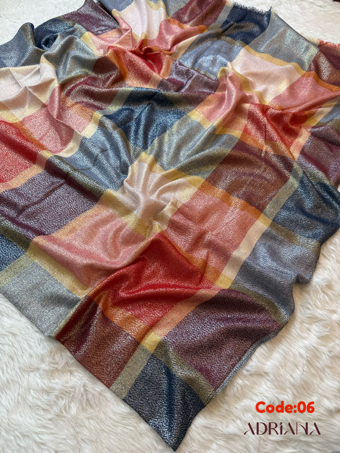 Sparkle multishade Shimmer Cotton Hijab | MSCH 01