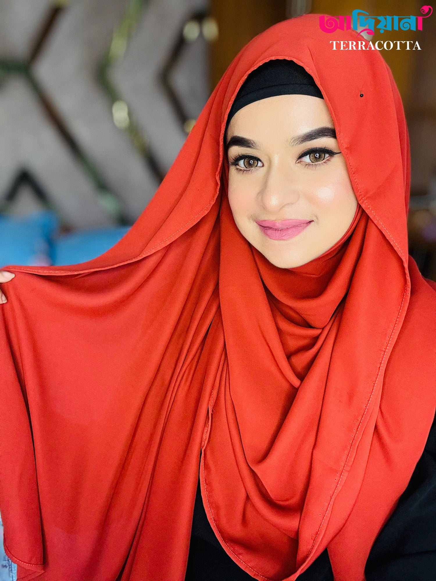 Cherry solid color Hijab | Code: CSH