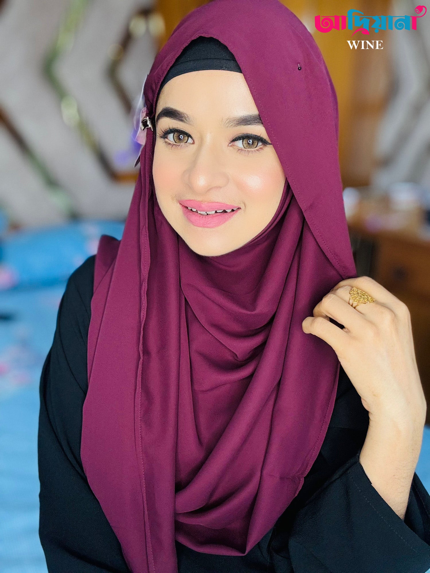 Cherry solid color Hijab | Code: CSH
