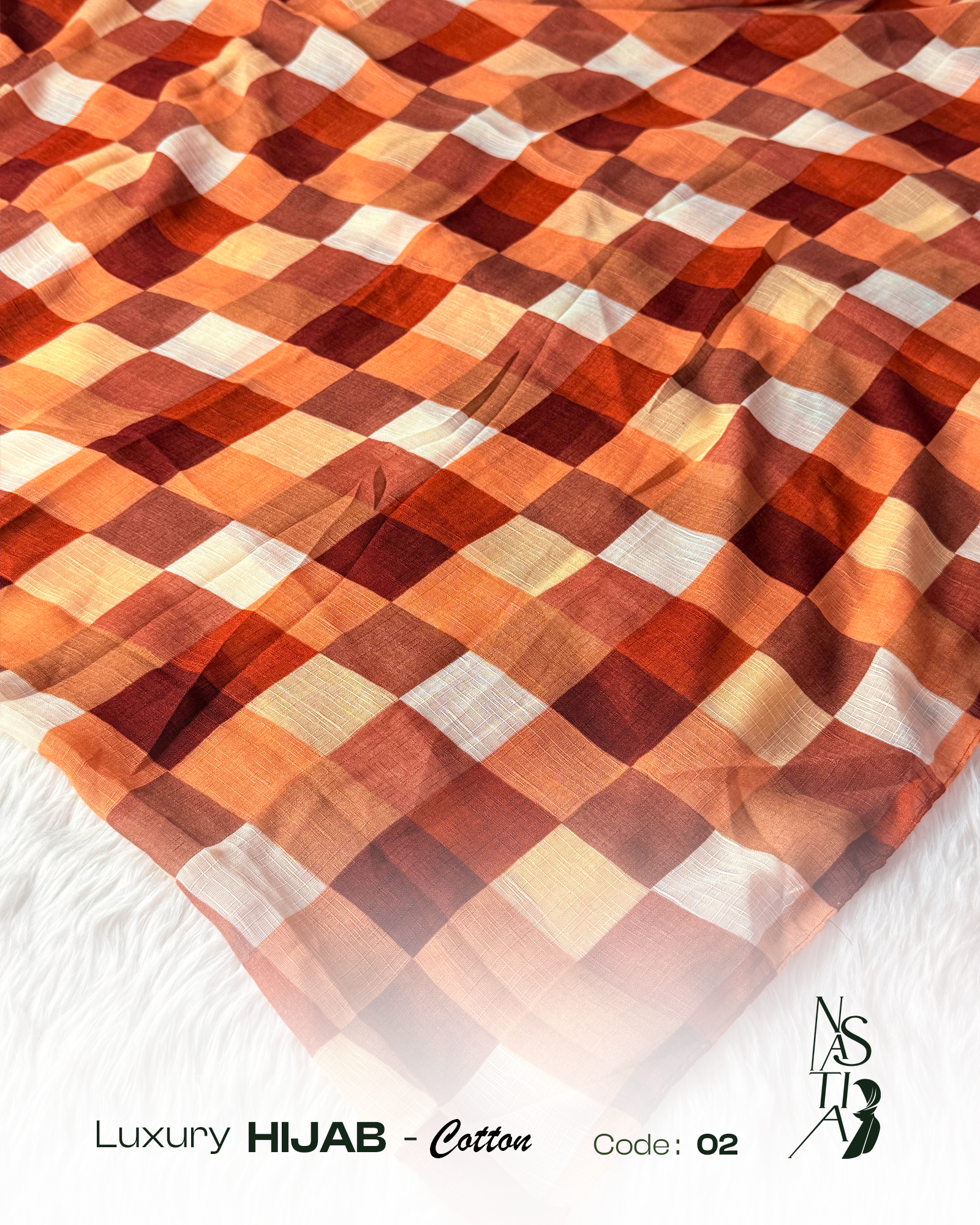 Comfortable multi-colour cotton Hijab :MCH