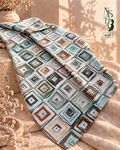 Comfortable Geometric print cotton Hijab : G