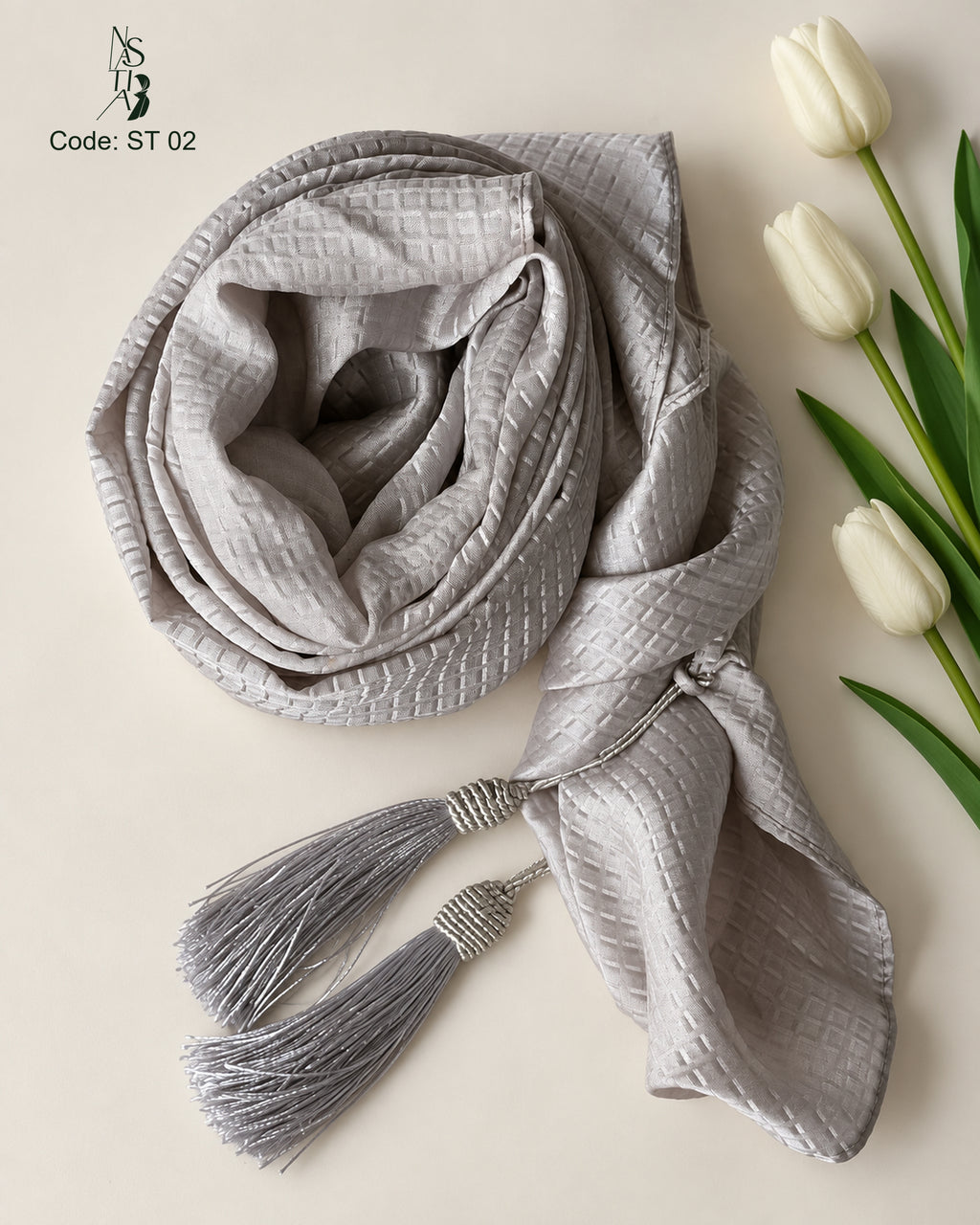 Luxury Silk Texture Hijab :ST