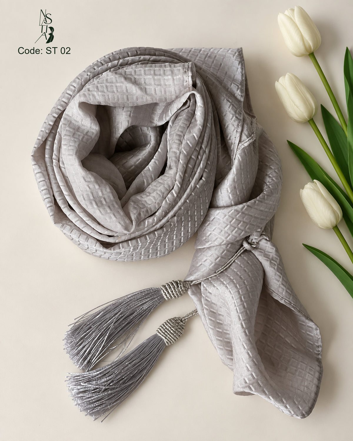 Luxury Silk Texture Hijab :ST