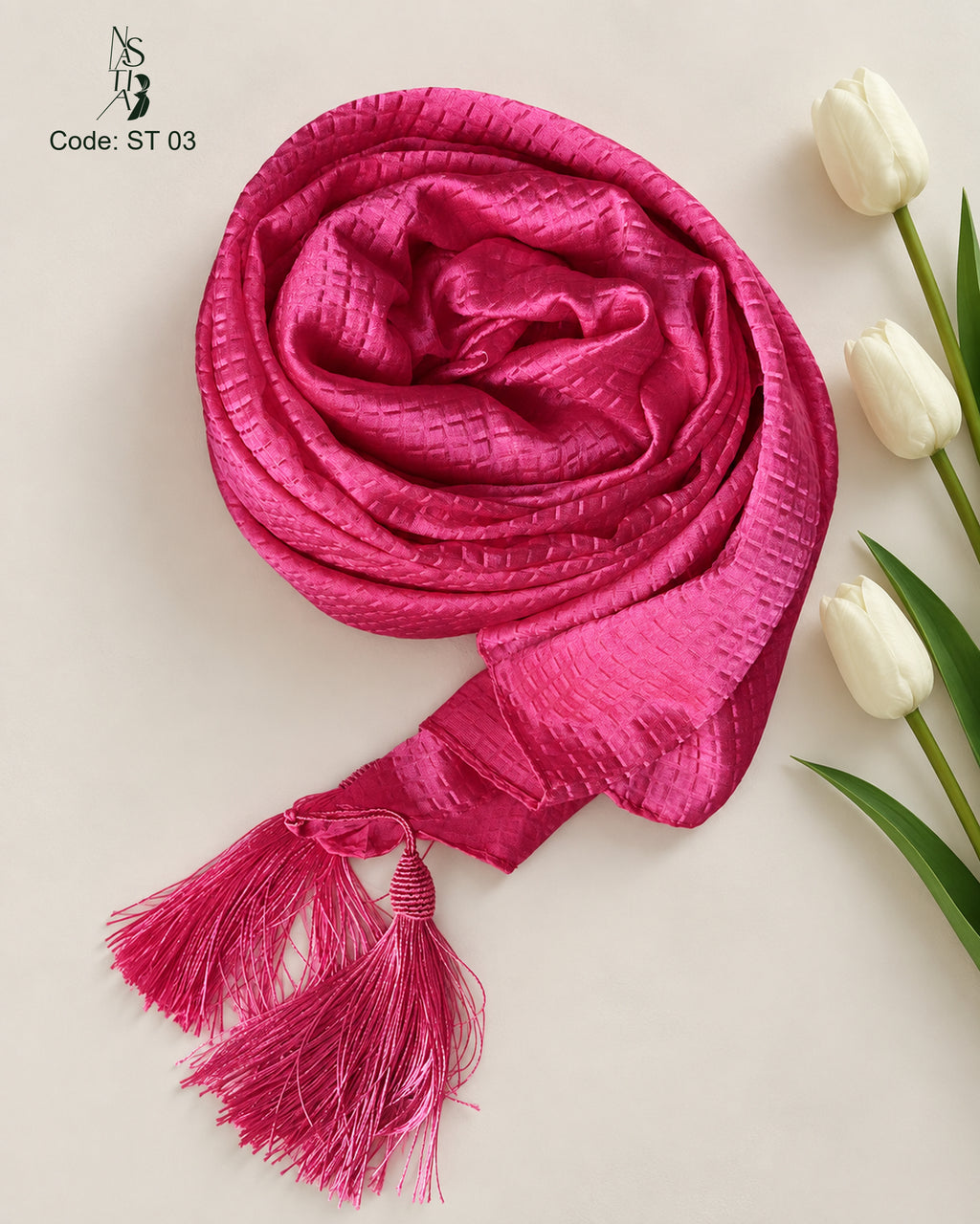 Luxury Silk Texture Hijab :ST