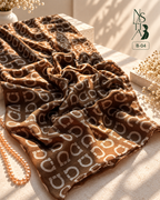 Comfortable Brand print cotton Hijab : B