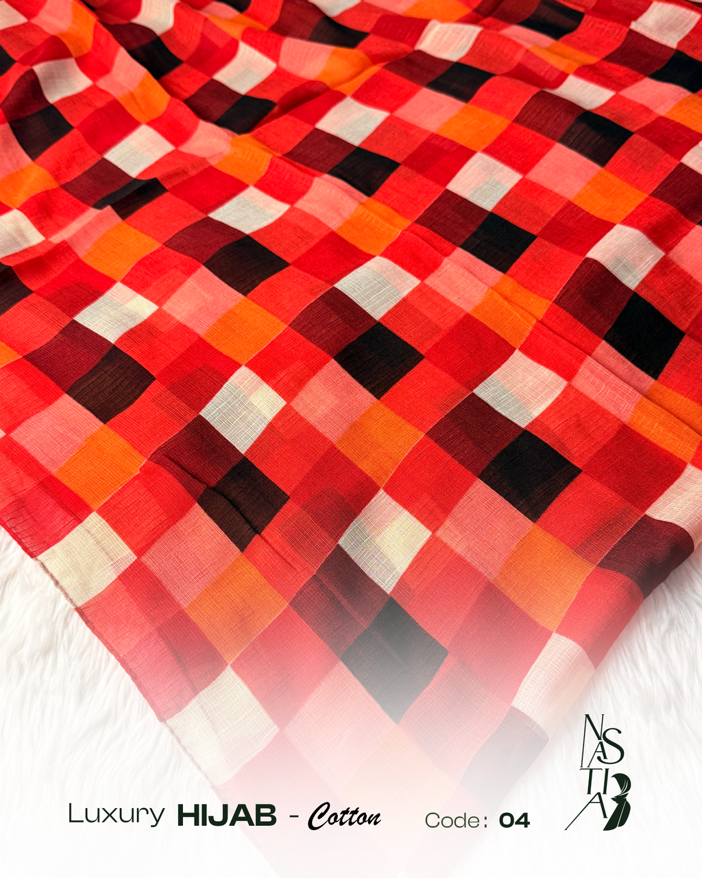 Comfortable multi-colour cotton Hijab :MCH