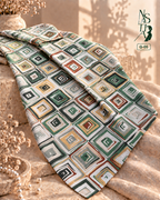 Comfortable Geometric print cotton Hijab : G