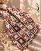 Comfortable Geometric print cotton Hijab : G
