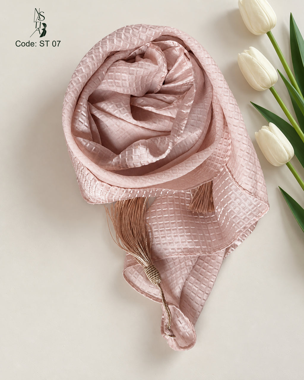 Luxury Silk Texture Hijab :ST