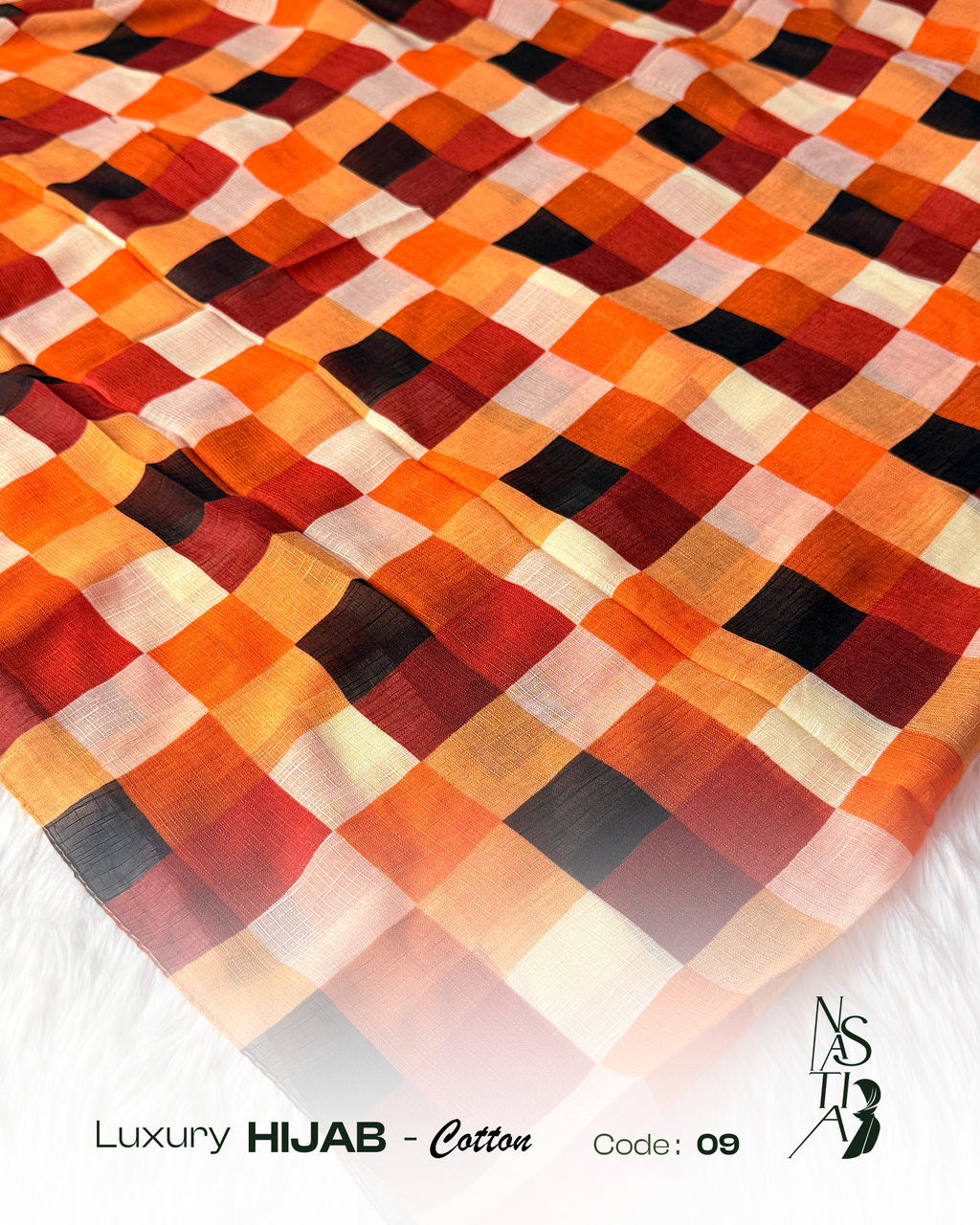Comfortable multi-colour cotton Hijab :MCH