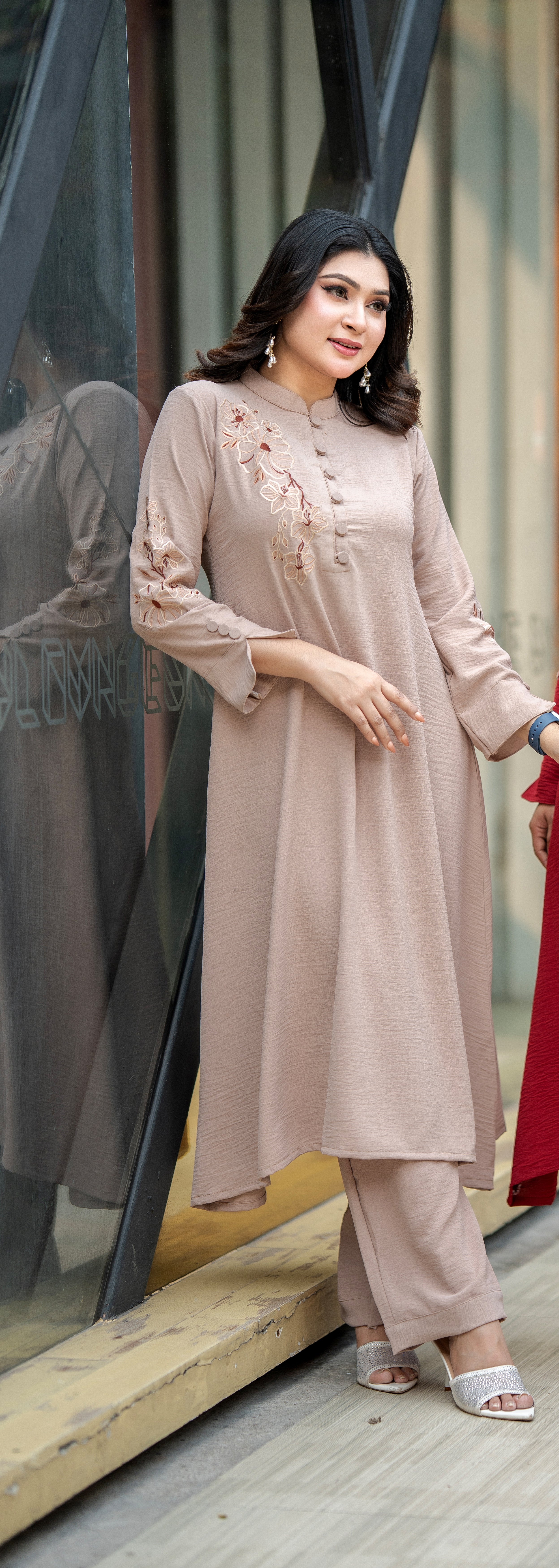 Comfortable Embroidery Co-Ords Set | Code: CEOS 032