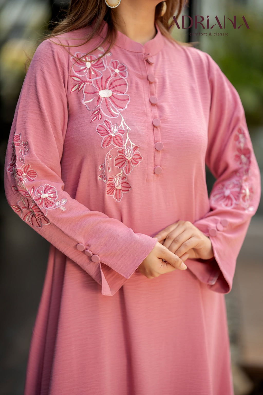 Comfortable Embroidery Co-Ords Set | Code: CEOS 031