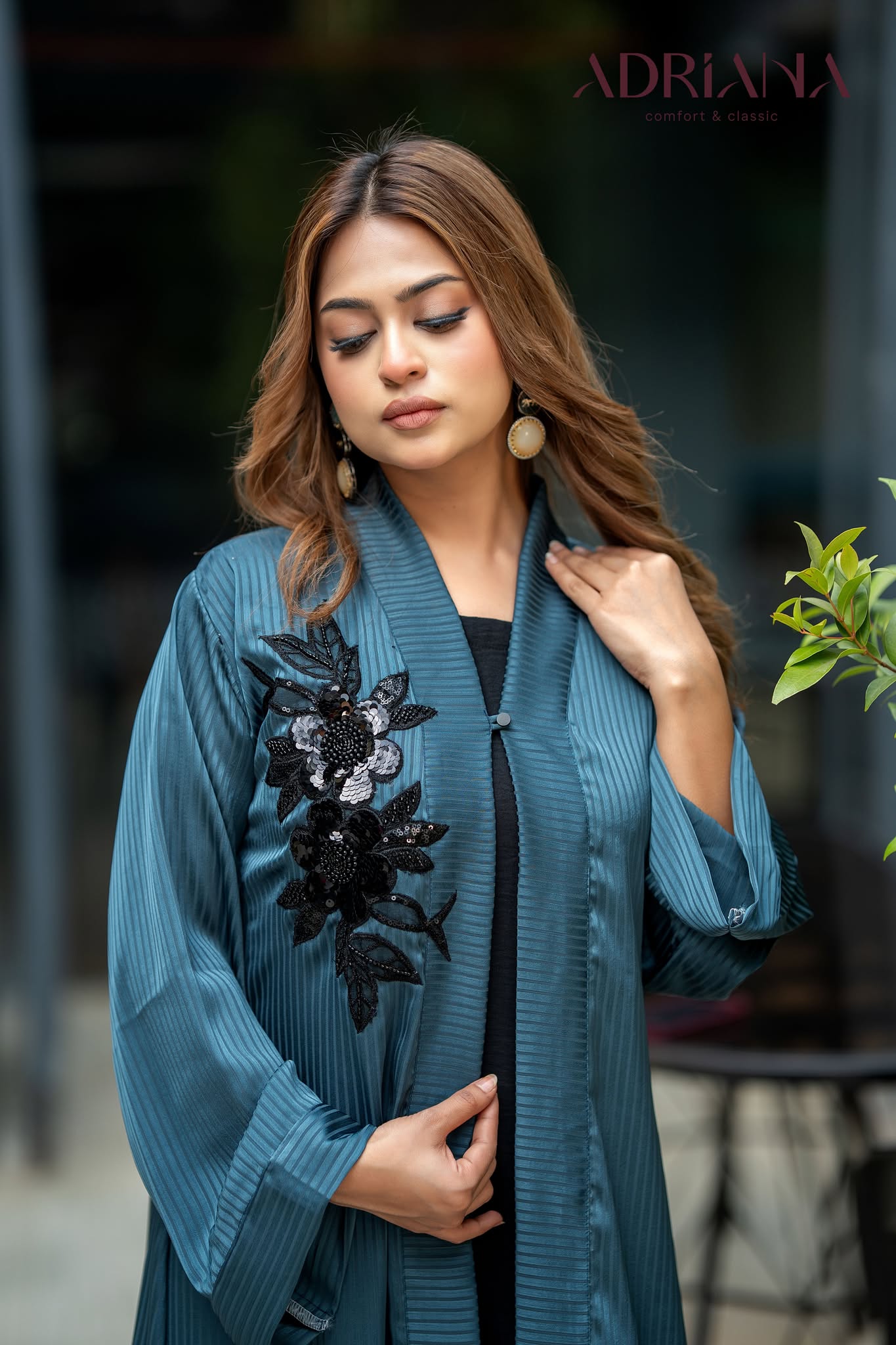 Luxury Silk co ords Set with Lace | LSC 04