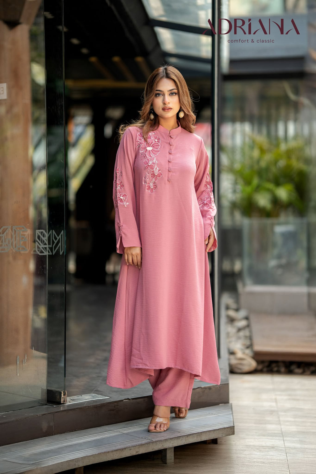 Comfortable Embroidery Co-Ords Set | Code: CEOS 031