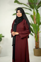Comfortable Kimono Shurag (Single color- Burgundy) | Code: CS 125