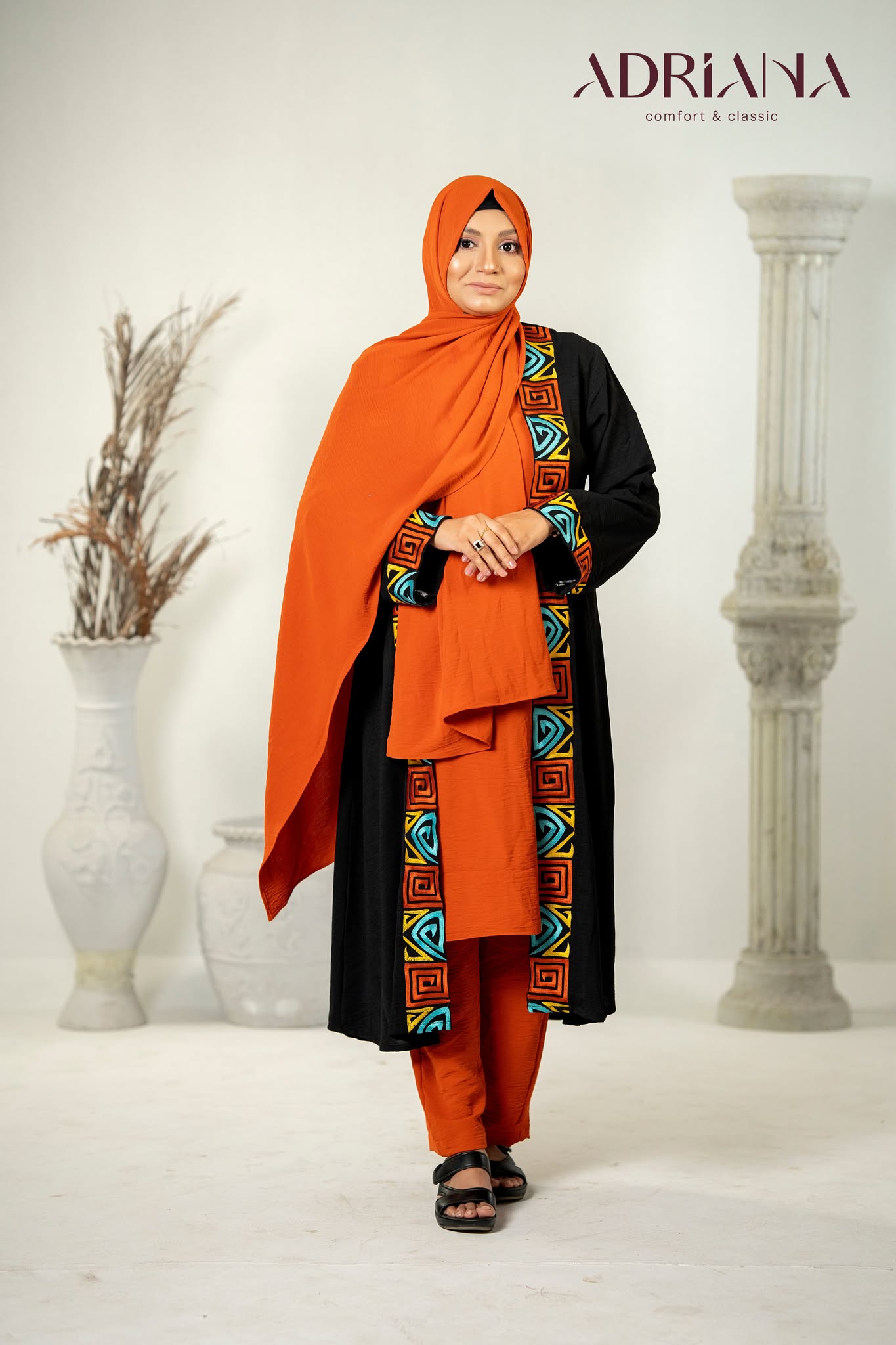 Luxury Embroidered Kimono Shrug Set | Code: CS 132