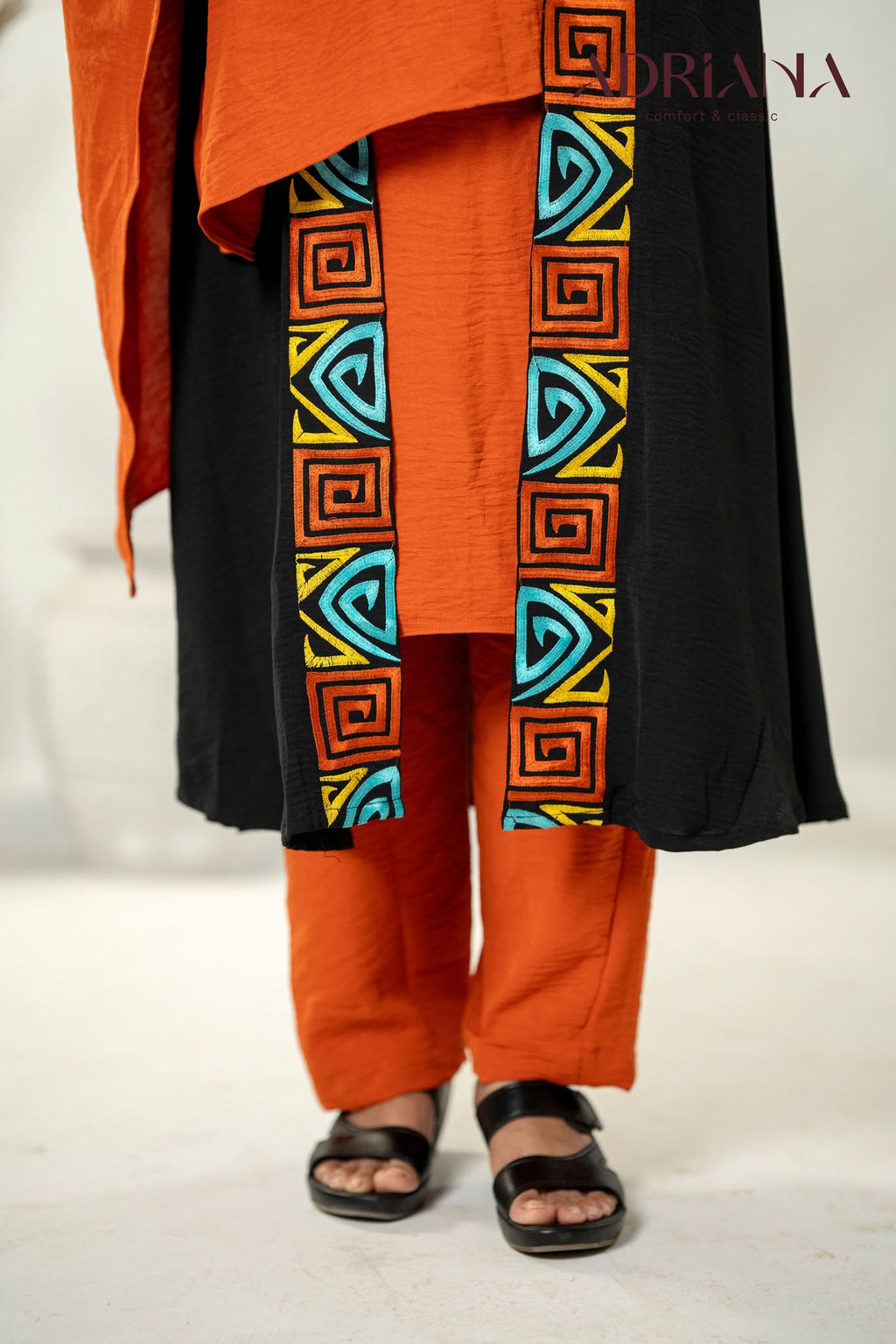 Luxury Embroidered Kimono Shrug Set | Code: CS 132