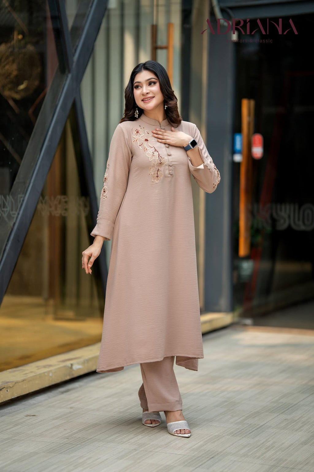 Premium Embroidery Co-Ords Set | Code: CEOS 032