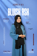Comfortable Kimono Shurag  (Single color- Blueish Ash) | Code: CS 127