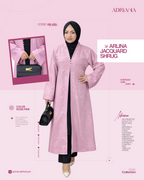 Arlina Jacquard Kimono Shrug  | Code: AS 153 (Rose Pink)