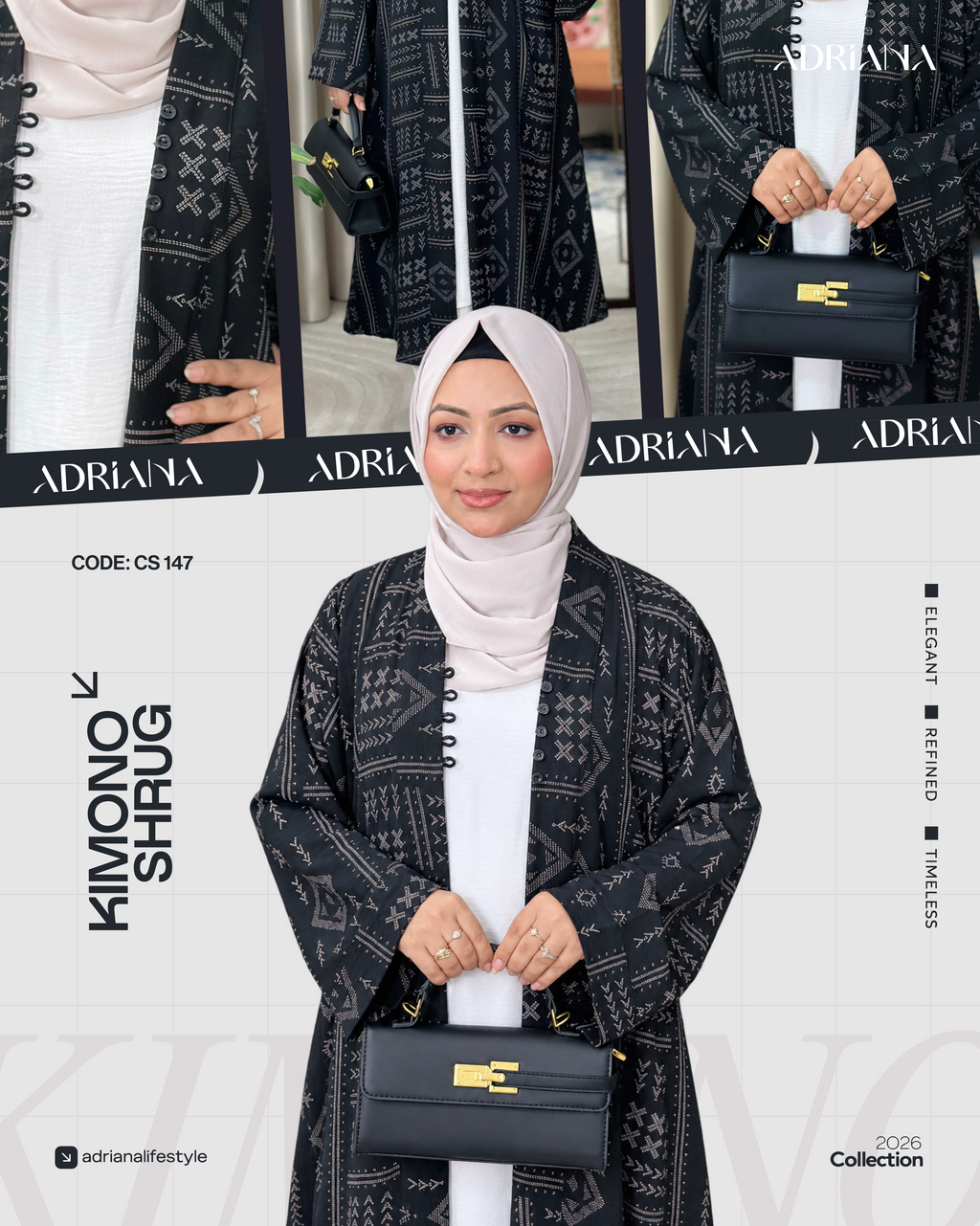 Comfortable Kimono Shurag  | Code: CS 147