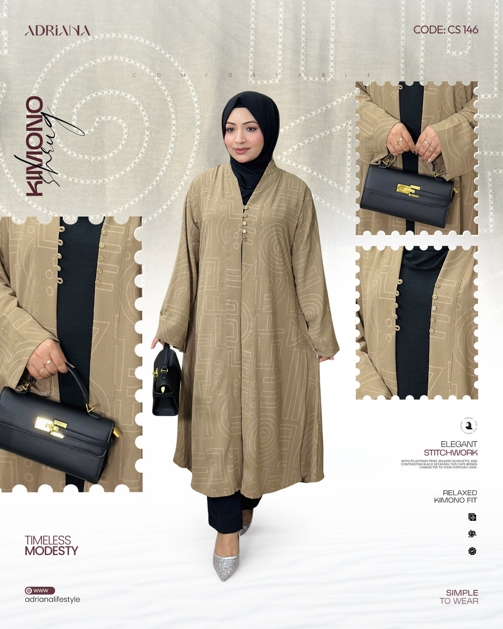 Comfortable Kimono Shurag  | Code: CS 146