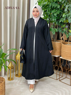 Arlina Jacquard Kimono Shrug  | Code: AS 155 (Jet Black)