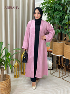 Arlina Jacquard Kimono Shrug  | Code: AS 153 (Rose Pink)