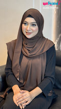 Cherry solid color Hijab | Code: CSH 31( Dark Coffee)