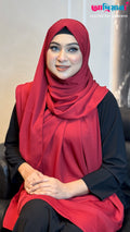 Cherry solid color Hijab | Code: CSH 38 ( Aesthetic Maroon)