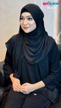 Cherry solid color Hijab | Code: CSH 32( Black)