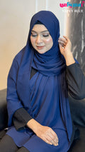 Cherry solid color Hijab | Code: CSH 30( Nevy Blue)