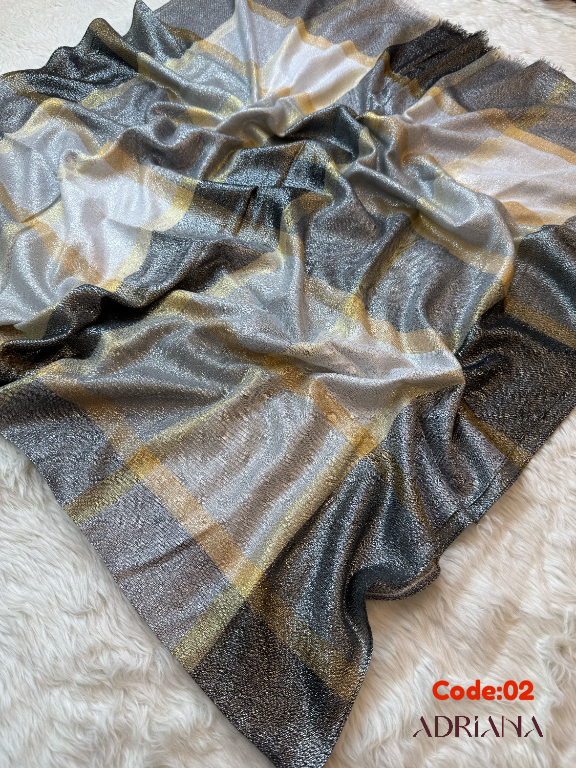 Sparkle multishade Shimmer Cotton Hijab | MSCH 01