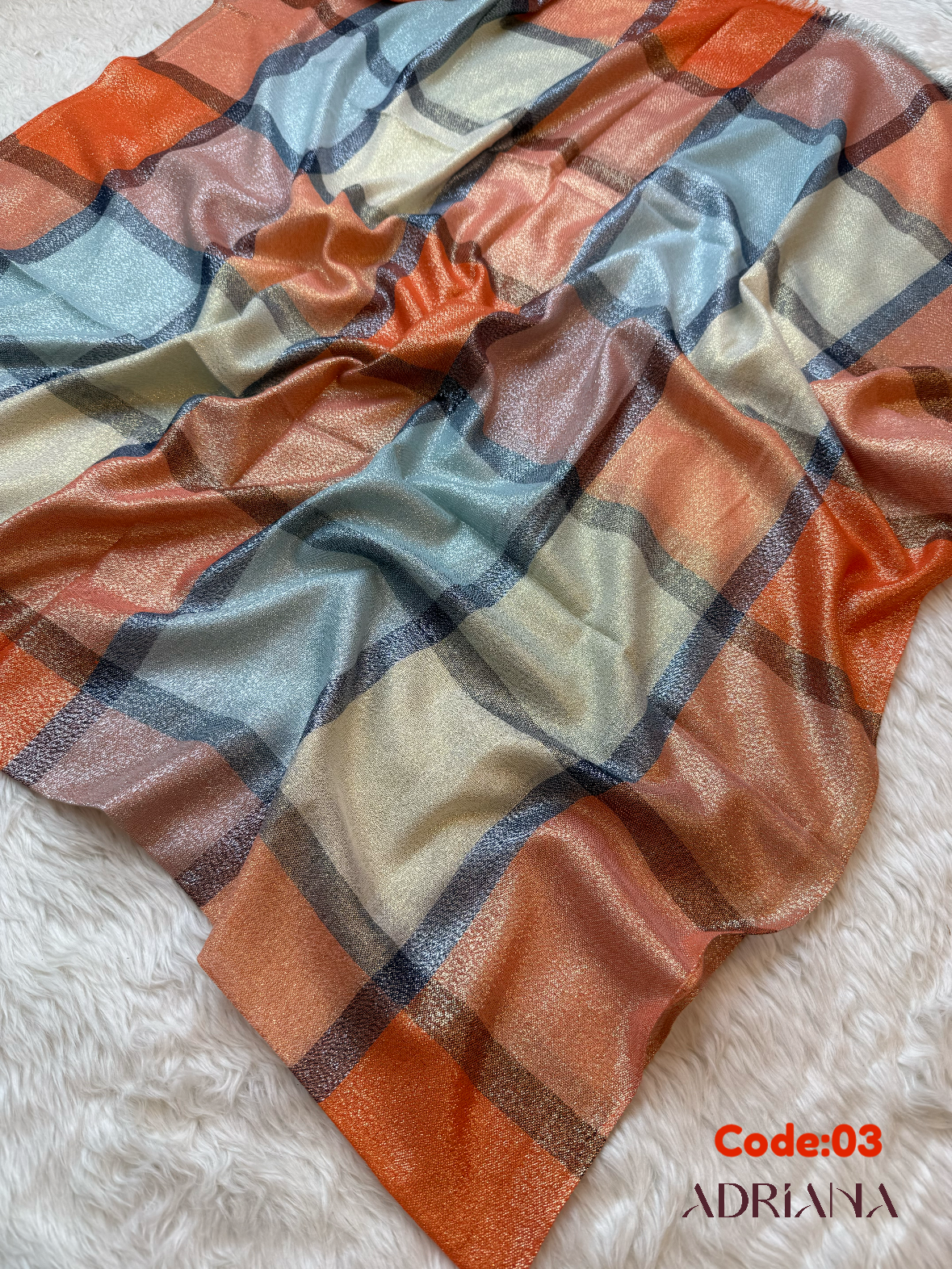 Sparkle multishade Shimmer Cotton Hijab | MSCH 01