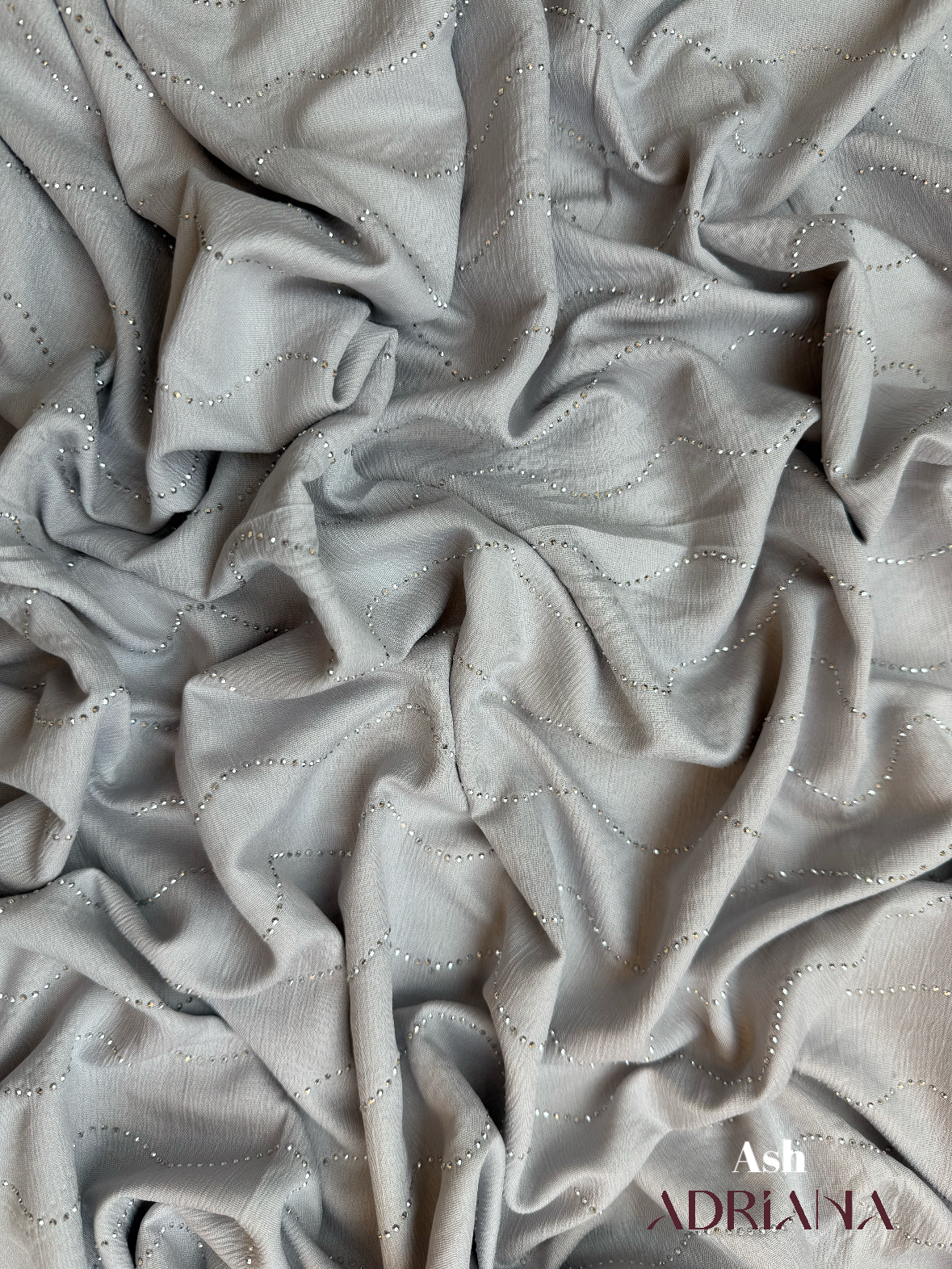 Premium Wave Stone Cotton Hijab | CWSH 01