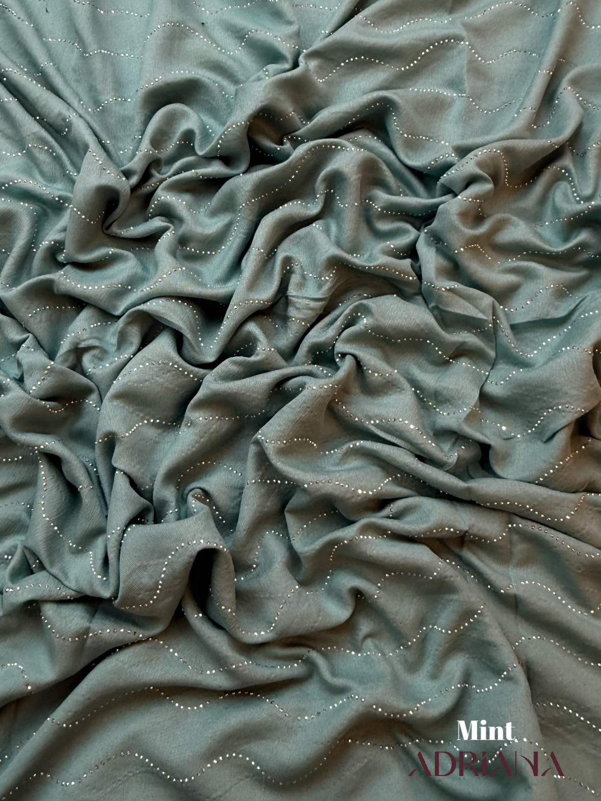 Premium Wave Stone Cotton Hijab | CWSH 01