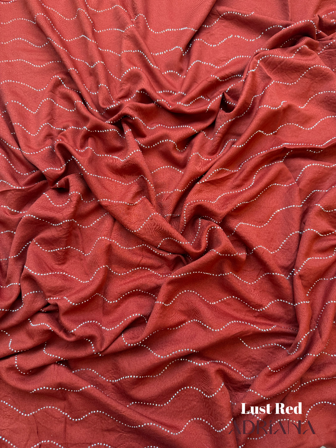 Premium Wave Stone Cotton Hijab | CWSH 01