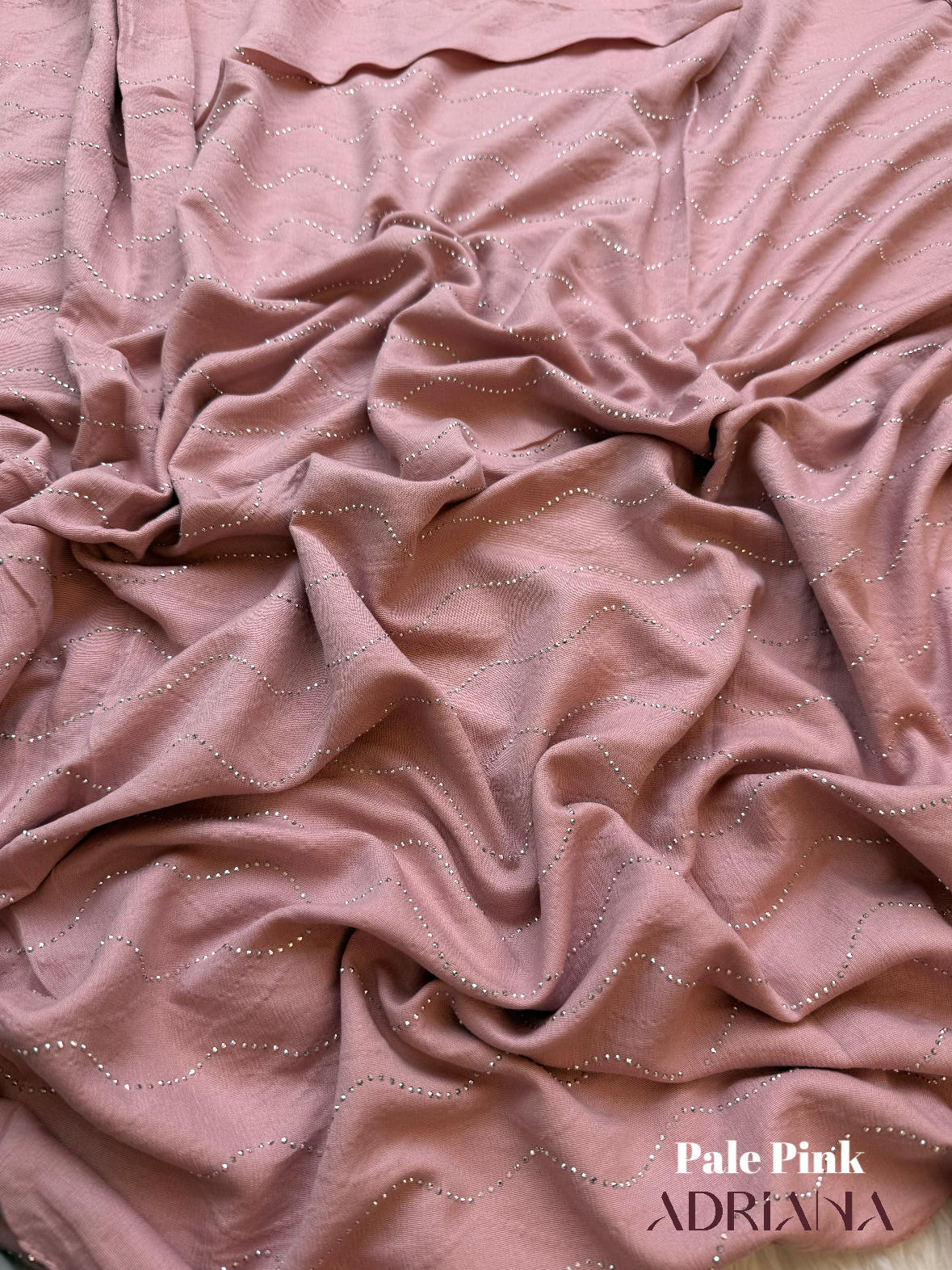 Premium Wave Stone Cotton Hijab | CWSH 01