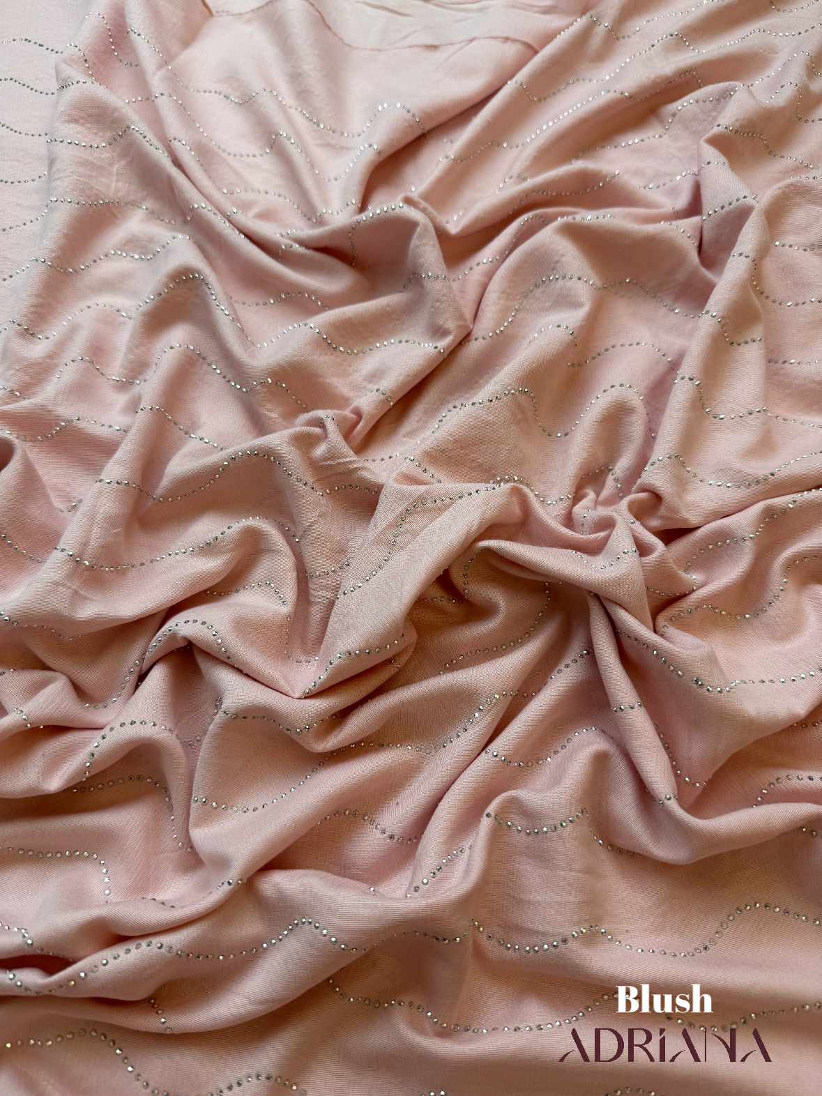 Premium Wave Stone Cotton Hijab | CWSH 01