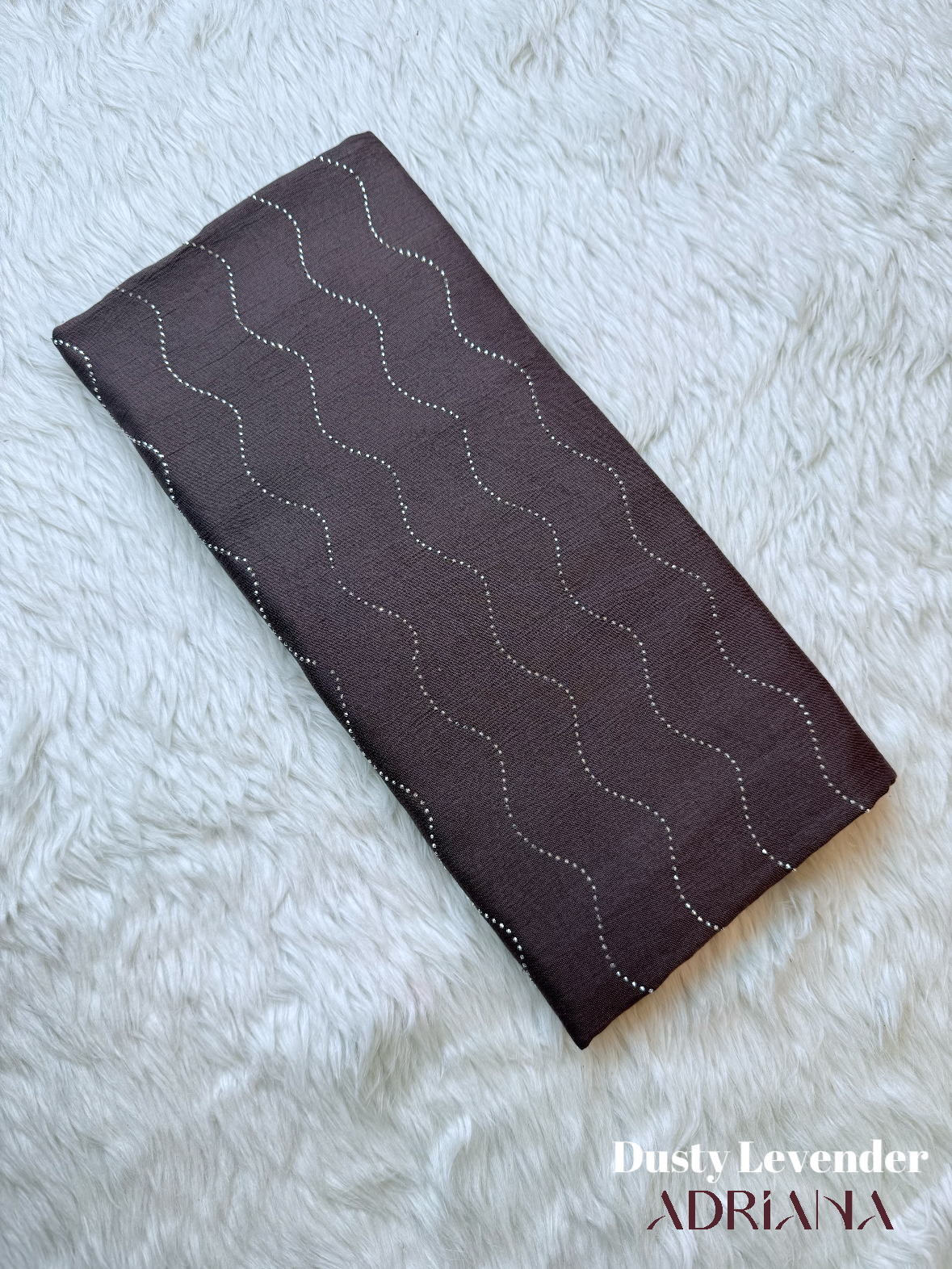 Premium Wave Stone Cotton Hijab | CWSH 01