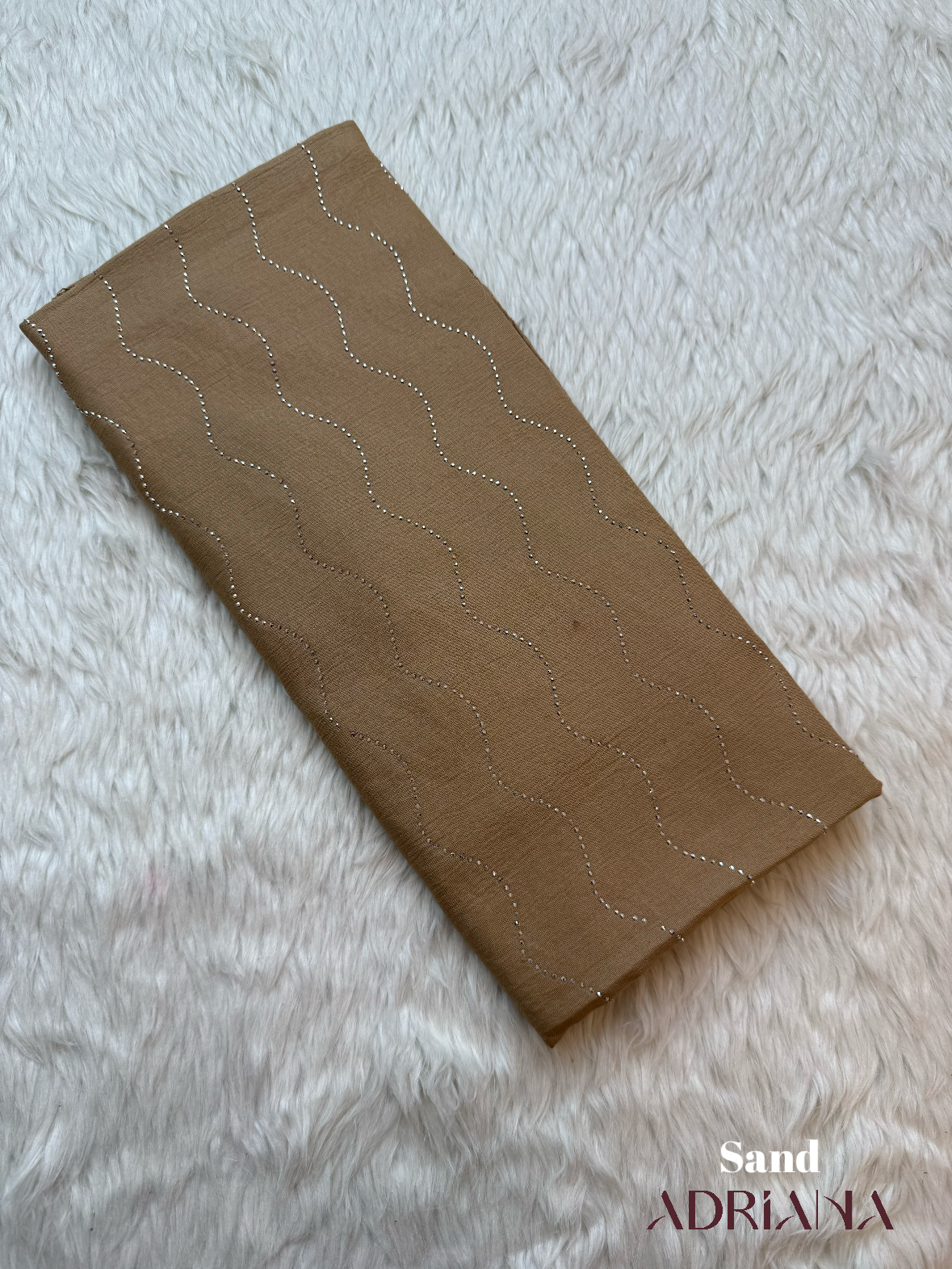 Premium Wave Stone Cotton Hijab | CWSH 01