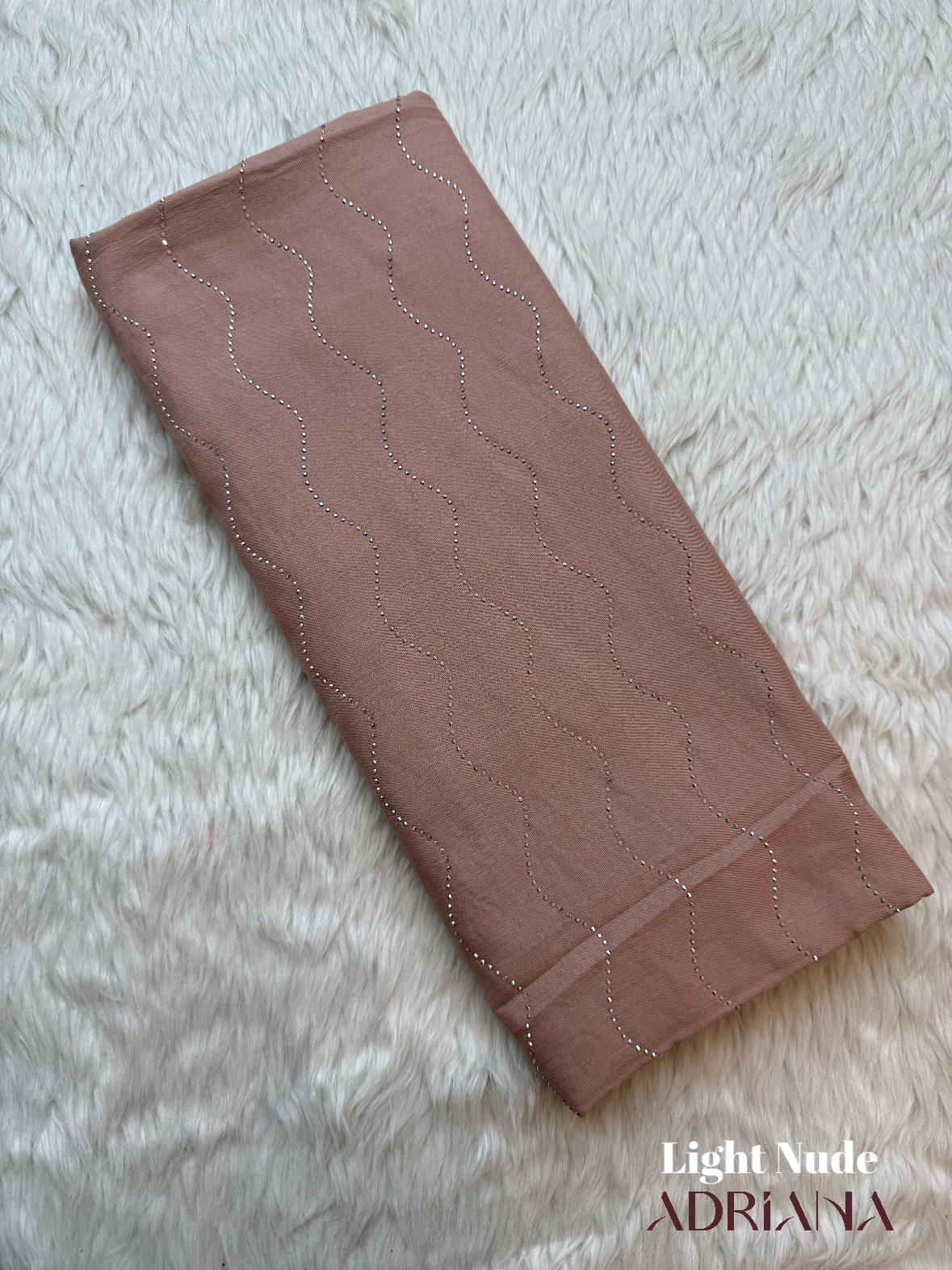 Premium Wave Stone Cotton Hijab | CWSH 01