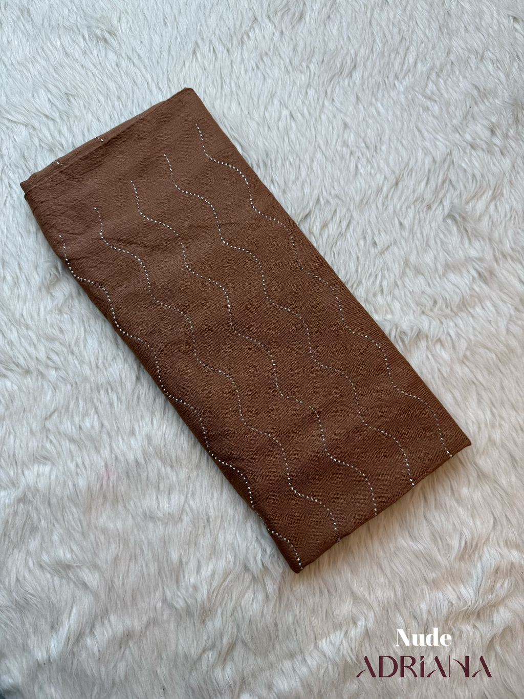 Premium Wave Stone Cotton Hijab | CWSH 01