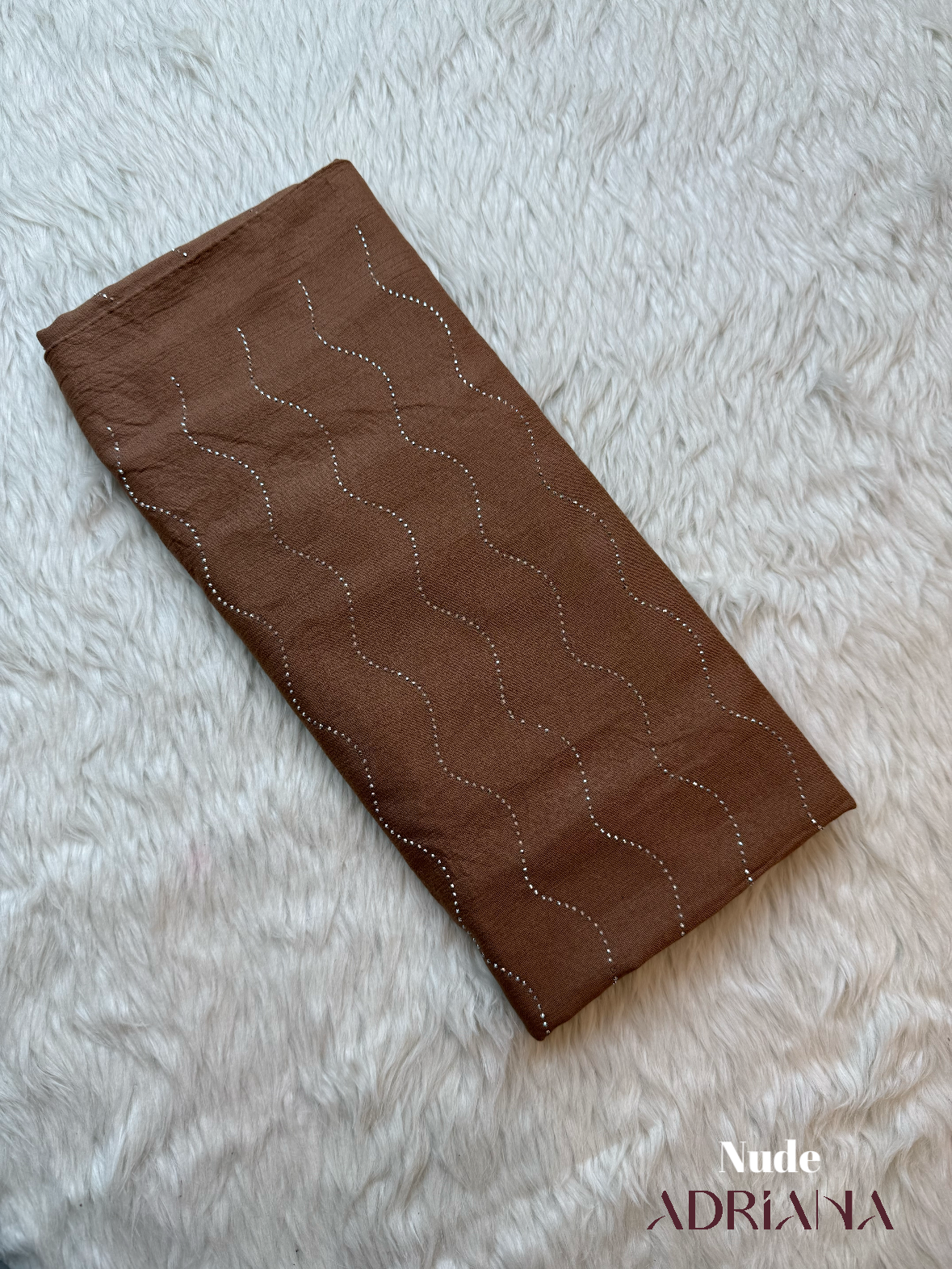 Premium Wave Stone Cotton Hijab | CWSH 01