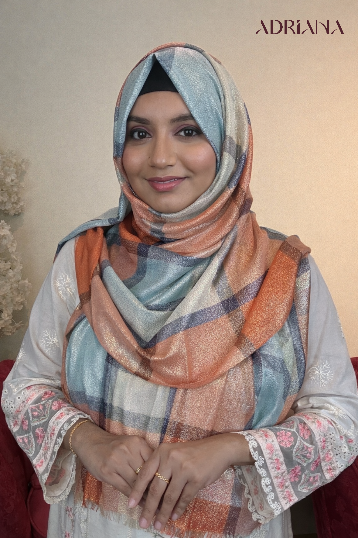 Sparkle multishade Shimmer Cotton Hijab | MSCH 01