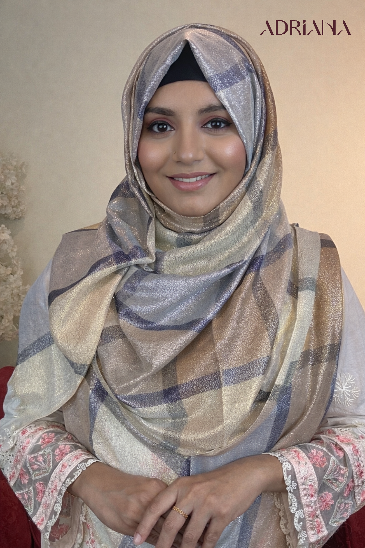 Sparkle multishade Shimmer Cotton Hijab | MSCH 01