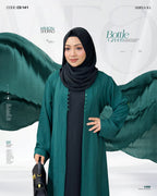 Comfortable Kimono Shurag  (Single color- Bottle Green) | Code: CS 141