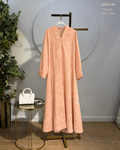 Arlina Jacquard Kimono Shrug  | Code: AS 158 (Peach)
