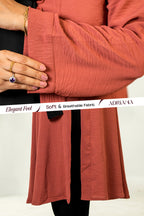 Comfortable Kimono Shurag (Single color- Rose Gold) | Code: CS 123