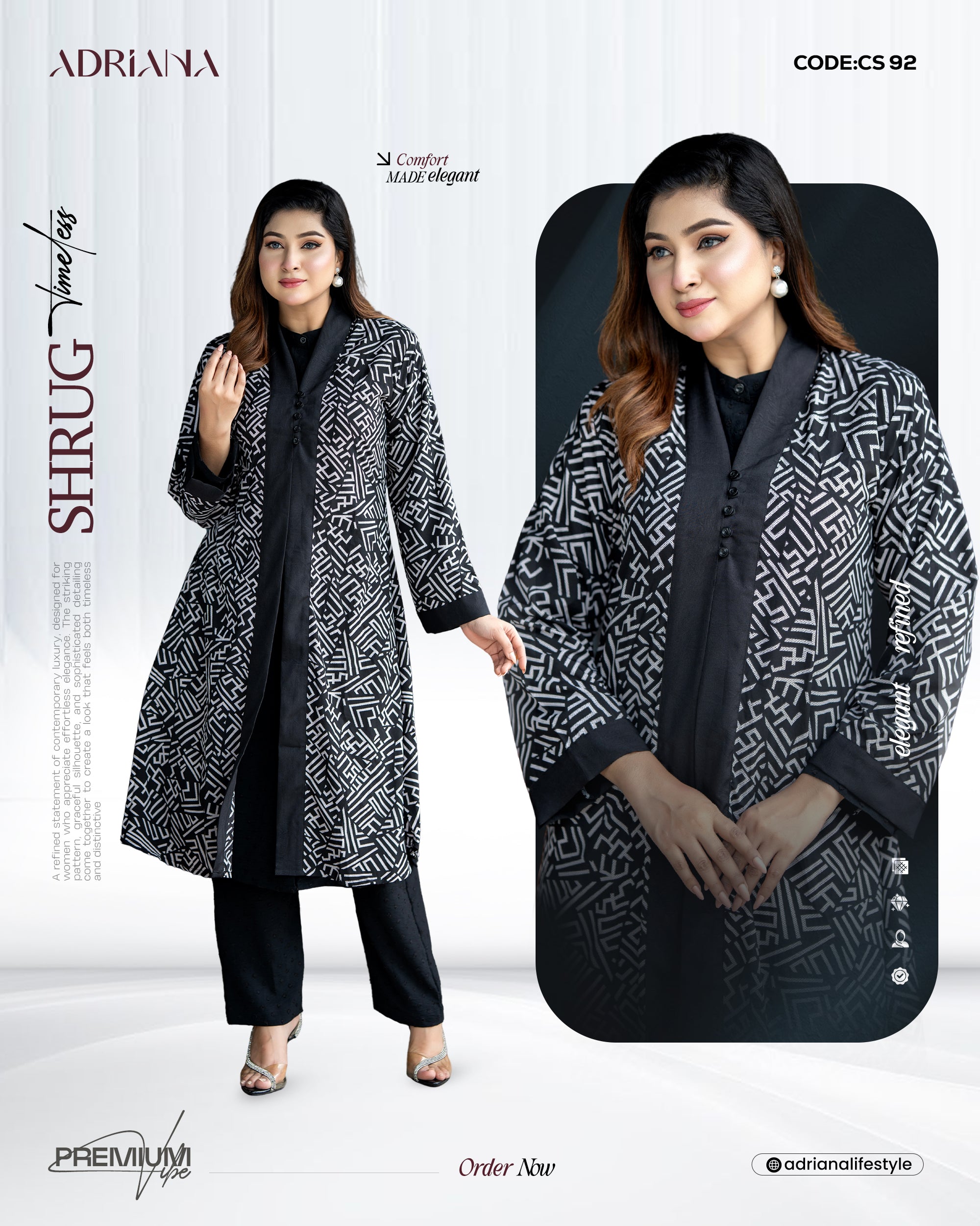 Comfortable Kimono Shurag | Code: CS 92
